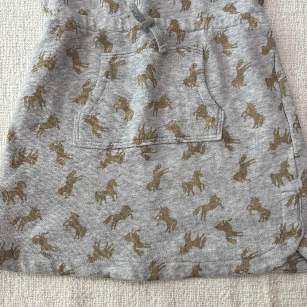 Gymboree Girls Size 6 Lot Unicorn Dress Paisley Denim Shirt Dress Leggings 3pc